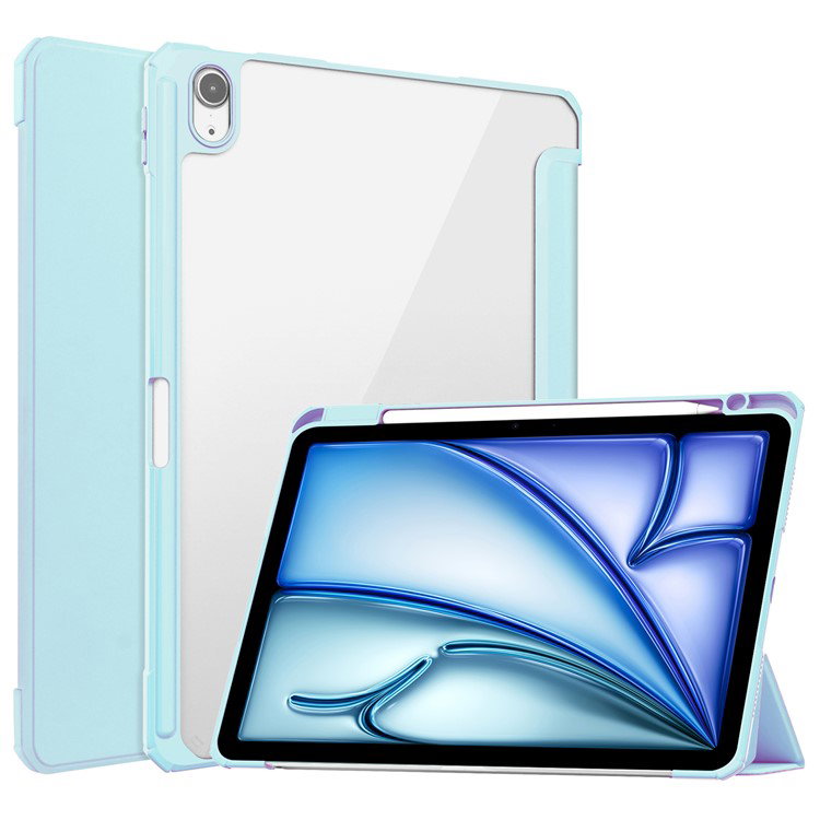 Gennemsigtig bagside på iPad Air 11 beskyttelsesetui