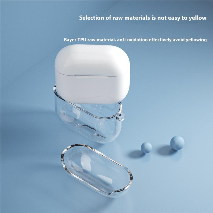 AirPods 4 opladningsetui med gennemsigtigt cover