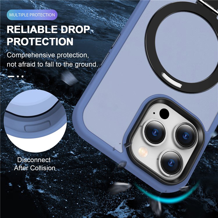 MagSafe kompatibelt blåt cover til iPhone 16 Pro Max