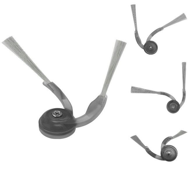 Sidebørste til Roborock Qrevo Curv/Edge robotstøvsuger, position 1
