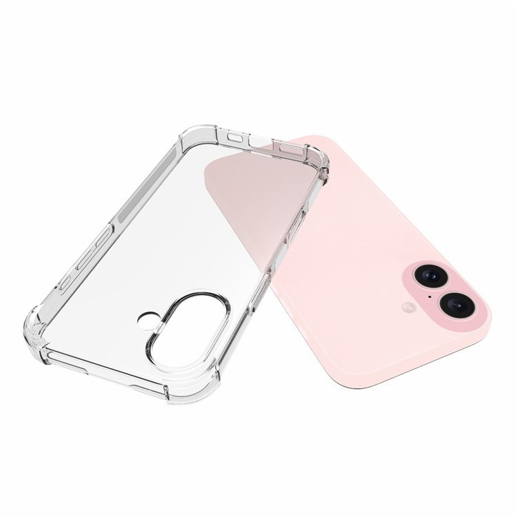 Forstærkede hjørner på TPU cover til iPhone 16