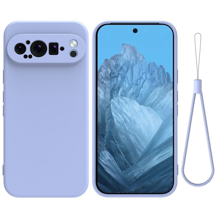 Billede af Google Pixel 9 Pro XL Silikone Cover med Håndstrop bagfra