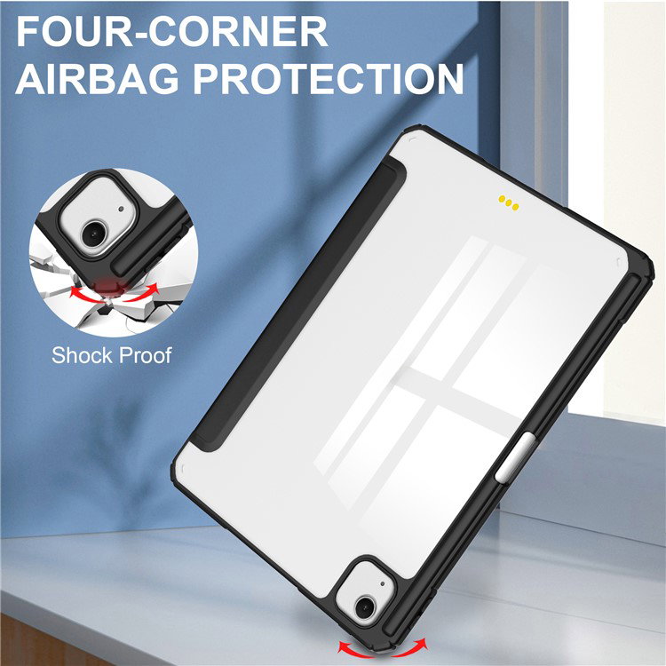 Gennemsigtig akryl bagside på iPad Air 13 (2024) cover