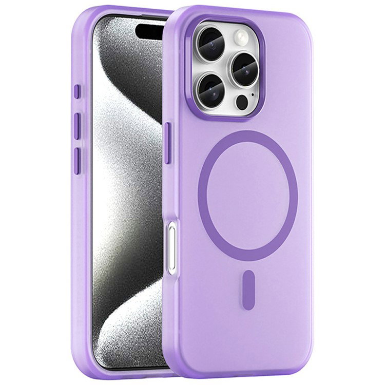 Bagside af iPhone 16 Pro Cover i mat gennemsigtig