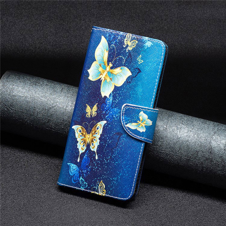 Gyldne sommerfugle design etui