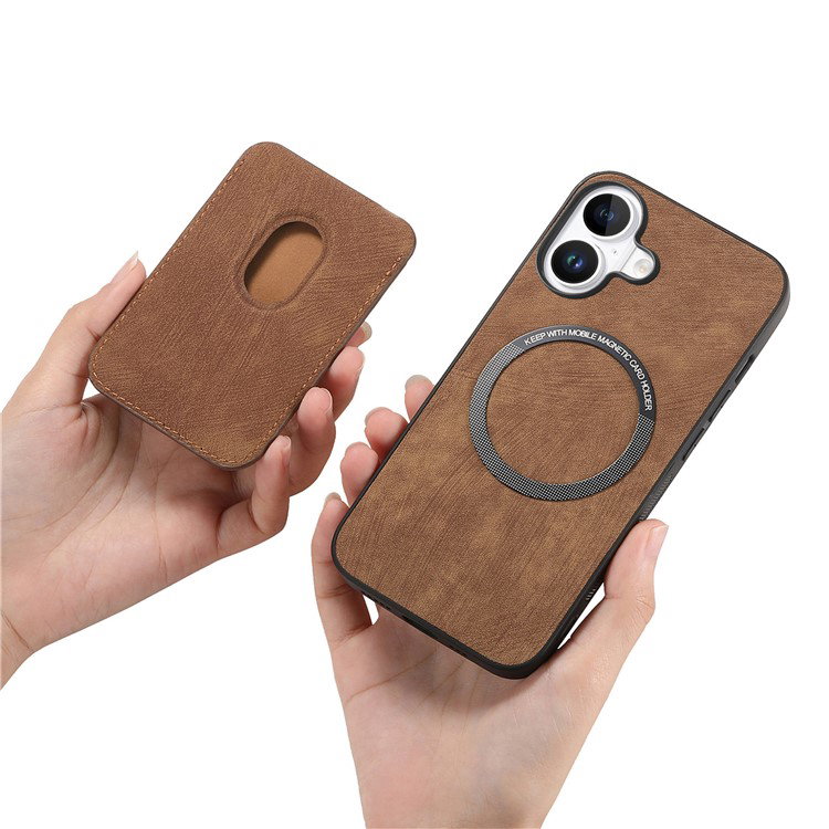 iPhone 16 cover i brug med kort i kortholderen