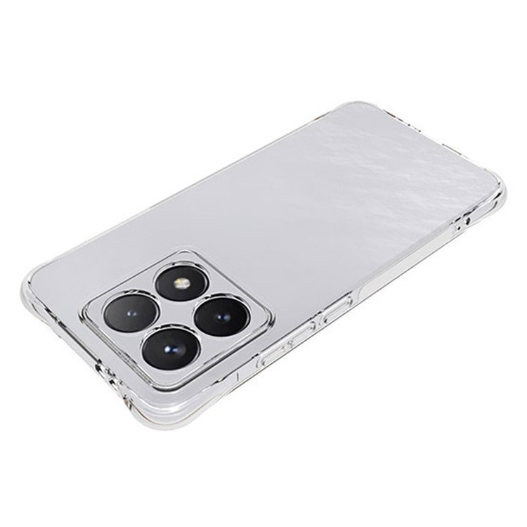 Xiaomi 14T TPU cover viser hævede kanter for skærmbeskyttelse