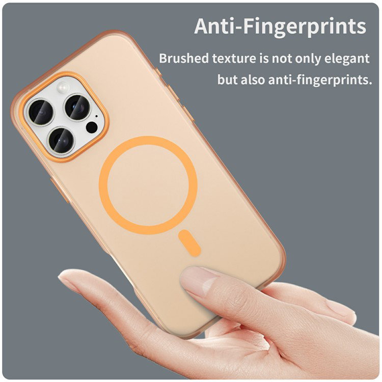 Mat og gennemsigtig iPhone 16 Pro Max cover bagside