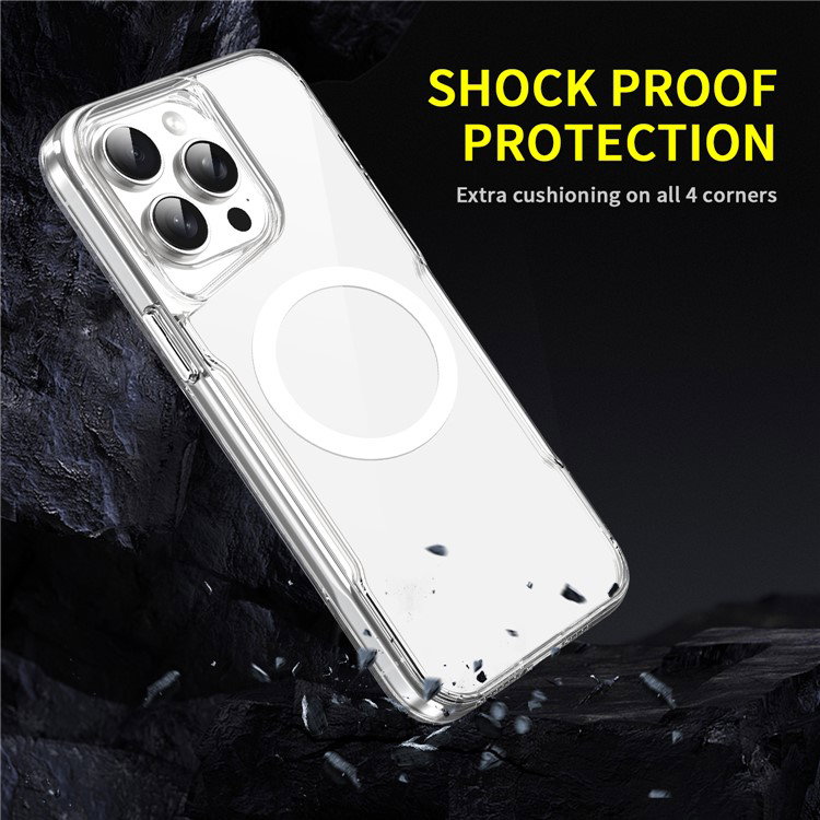 Hvidt iPhone 16 Pro beskyttelsescover på iPhone 16 Pro