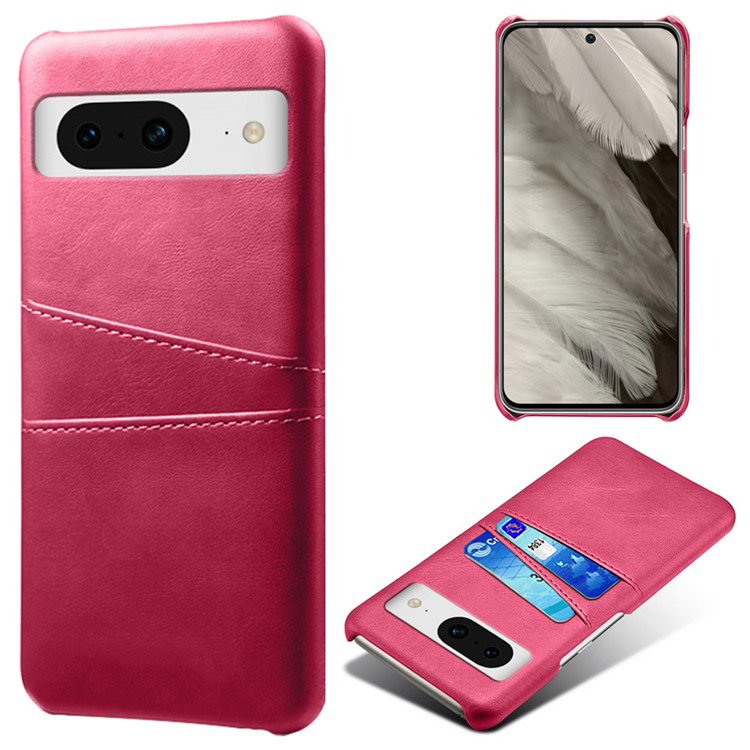 Google Pixel 8a Cover med Kortholdere bagside