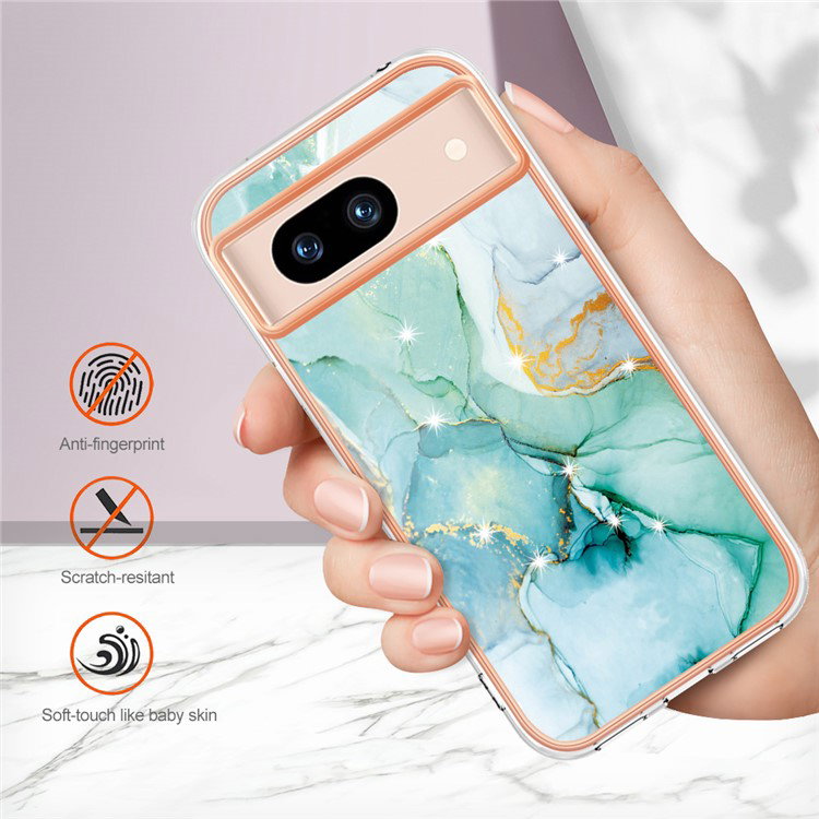 Marmormønster på Google Pixel 8a cover