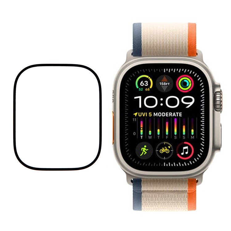 Skærmbeskyttelse til Apple Watch Series 10 - Installation