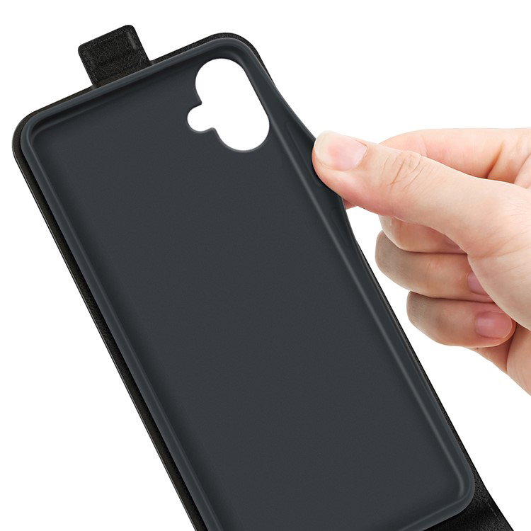 Samsung Galaxy A06 sort flipcover åbent
