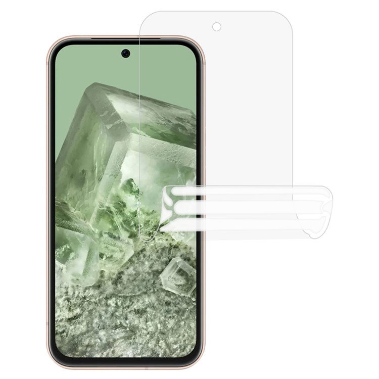 Gennemsigtig skærmbeskyttelsesfilm til Google Pixel 8a