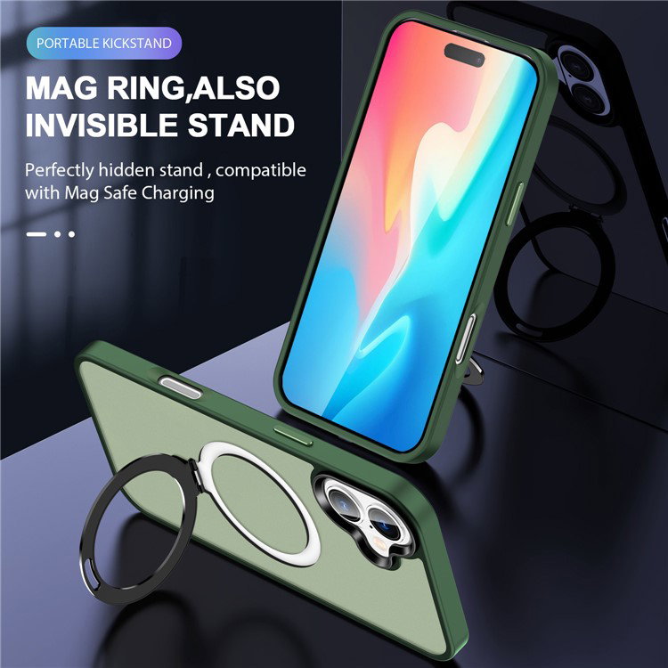 Nærbillede af materialer på iPhone 16 cover