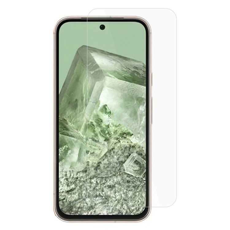 Google Pixel 8a skærmbeskytter i pakken