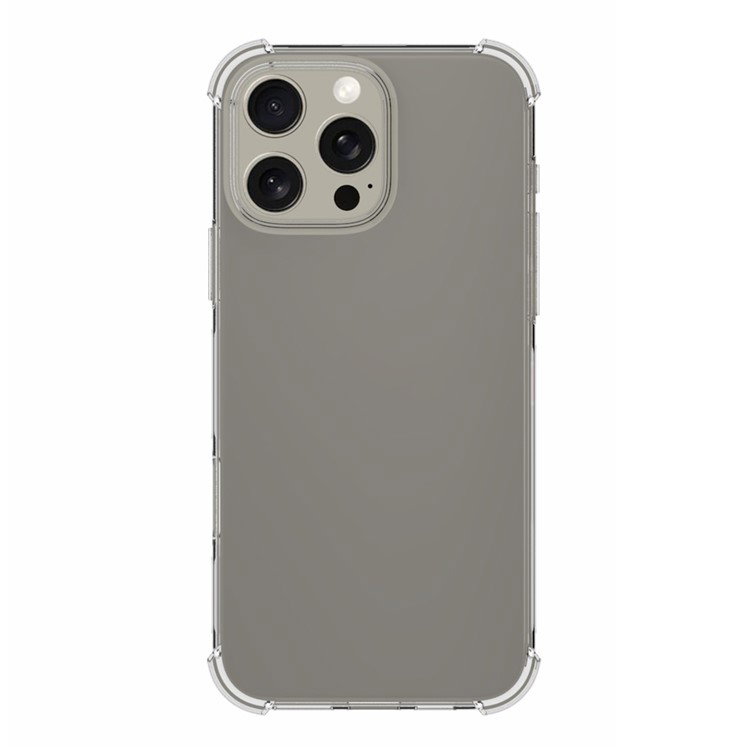 Nærbillede af støddæmpende hjørner på iPhone 16 Pro Max cover