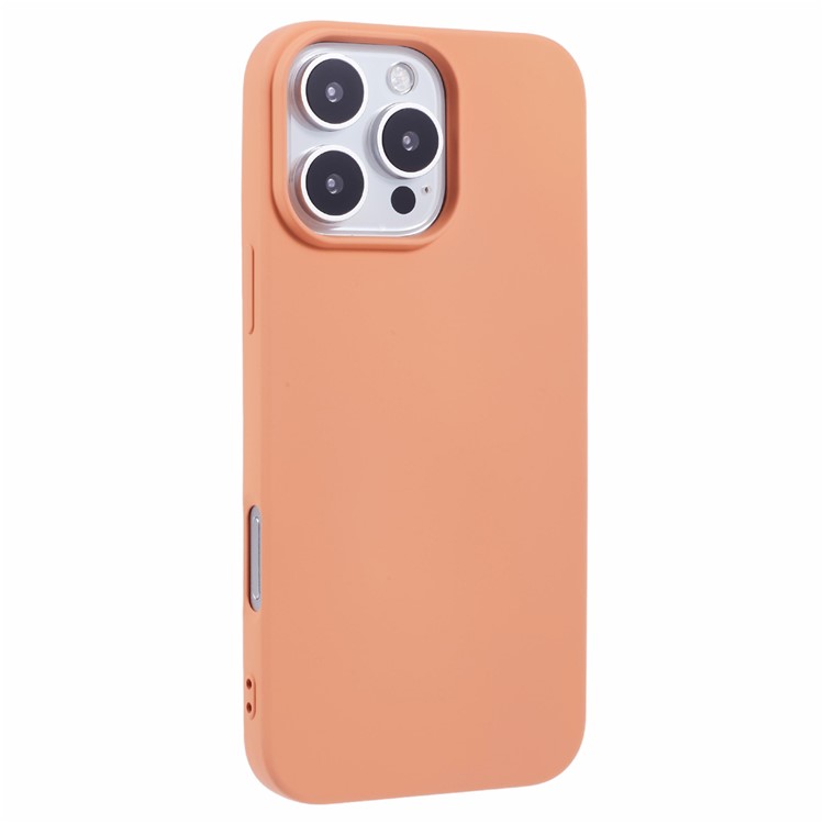 Stødsikkert TPU Cover til iPhone 16 Pro Max - Orange set bagfra
