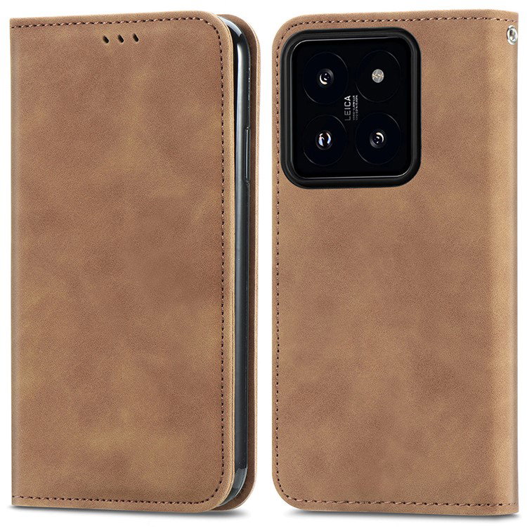 Brunt Xiaomi 14T cover med kortholder funktion