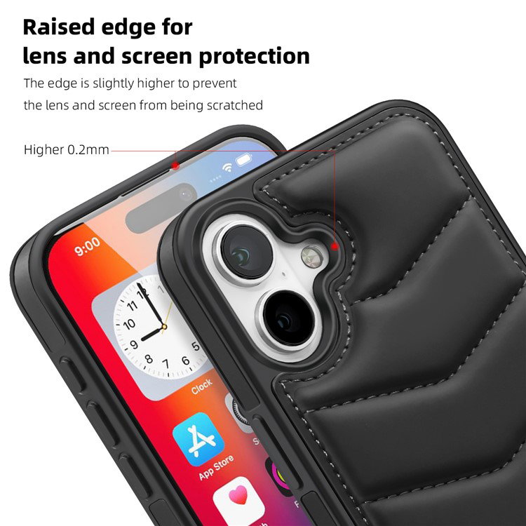 Forhøjede kanter på iPhone 16 Plus cover