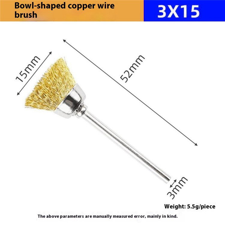 Blandede børsteformer til forskellige opgaver