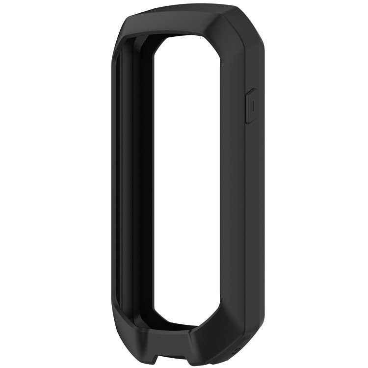 Nærbillede af sort silikoneetui til Garmin Edge 1050