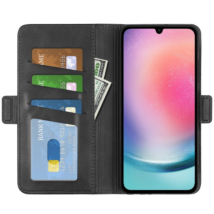 Sort flipcover med standfunktion til Samsung Galaxy A16 5G