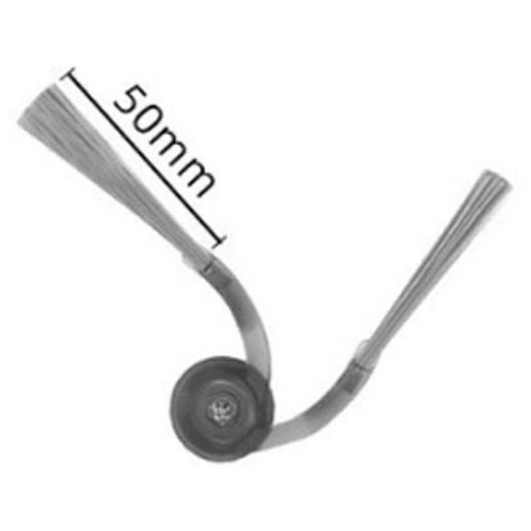 Effektiv rengøring af tæppefibre med sidebørste