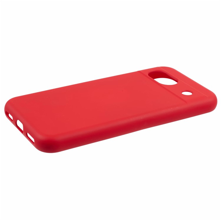 Forhøjet kant omkring kamera på Google Pixel 8a rødt TPU cover