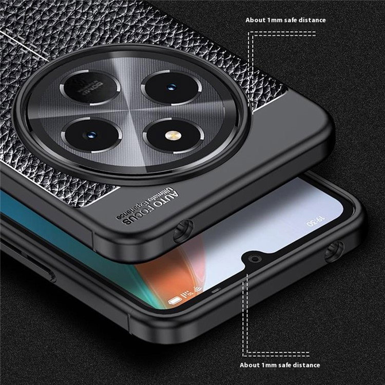 Xiaomi Redmi 14C cover med læderlook