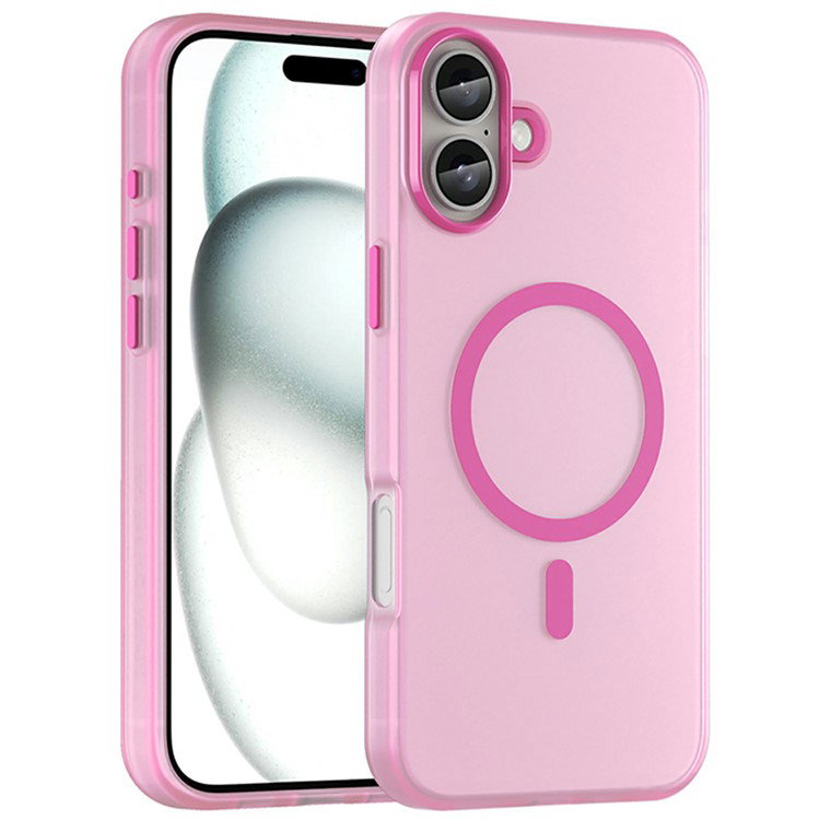 Bagside af iPhone 16 Plus cover, mat og fingeraftryksresistent