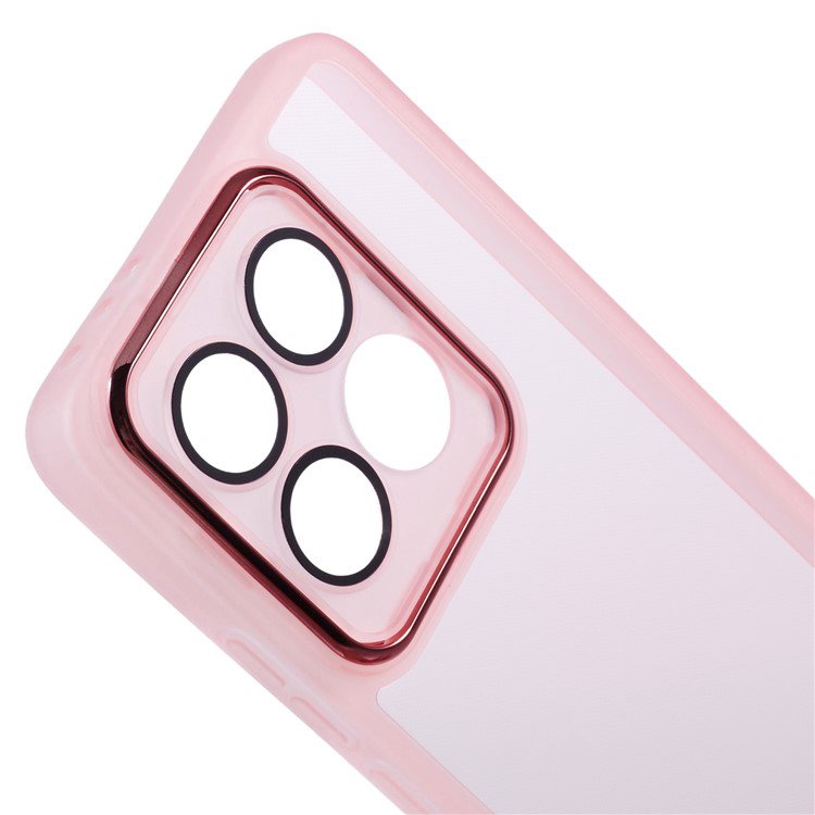 Materialet på Xiaomi 14T cover i transparent rosa