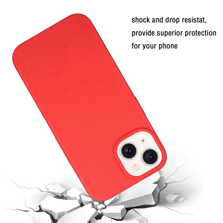 iPhone 14 cover i rødt med høj kvalitet TPU