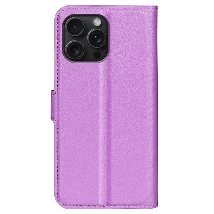 Ridsebeskyttelse iPhone 16 Pro lilla pung etui