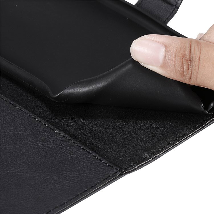  iPhone 16 lædercover i sort