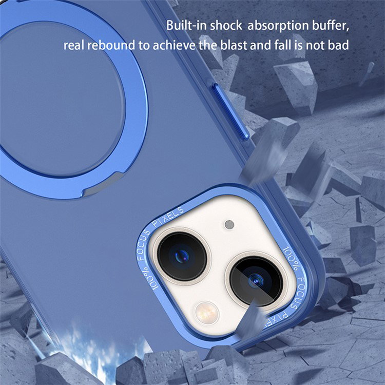 Foldbar ringstativ på iPhone 15 Cover
