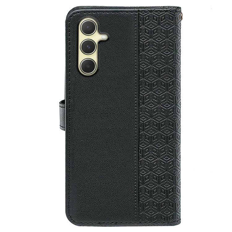 Samsung Galaxy A25 5G i læder flipcover med magnetisk lukning