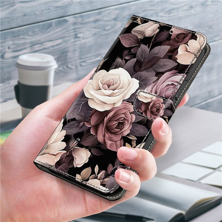 Samsung Galaxy A25 5G Pung-etui - Rose stående i standerfunktion