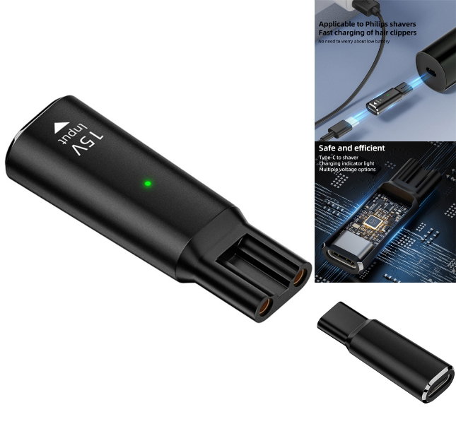 Hurtig opladning adapter til Philips barbermaskine, position 4