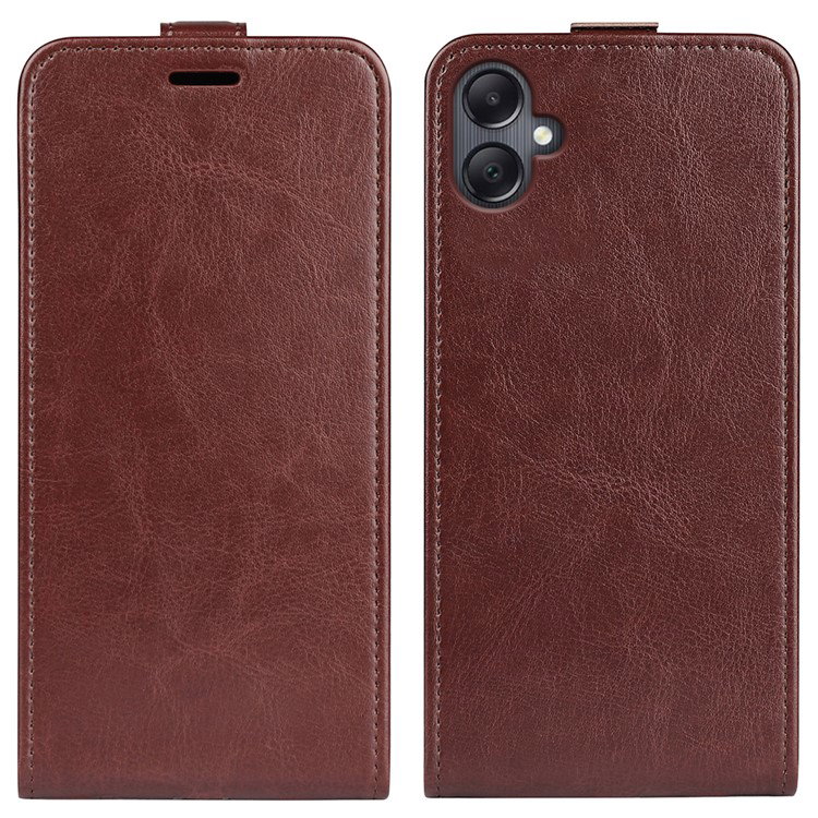 Samsungs Galaxy A06 etui med flipdesign vises åbent