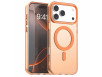 Gennemsigtigt iPhone 17 Pro Max Cover Med MagSafe - Orange