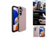 Samsung Galaxy A25 5G Mobilcover med forstærkede hjørner & stødbeskyttelse - Rose Gold