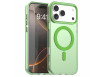 Gennemsigtigt iPhone 17 Pro Max Cover Med MagSafe - Grøn