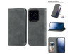 Læder Wallet-cover til Xiaomi 14T Pro - Stænkafvisende & Med Kortlommer - Grå