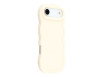 Wavy iPhone Air Silikone Cover Med Bølget Kant - Hvid