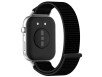 Nylon Urrem til Huawei Watch Fit 3 / Fit 4 / 4 Pro - Velcro Lukning - Sort Farve