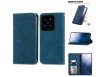 Læder Wallet-cover til Xiaomi 14T Pro - Stænkafvisende & Med Kortlommer - Mørkeblå