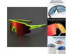 Cykelbriller med UV400 - Fotokromiske og Polariserede Linser - Fluorescerende Gul