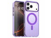 Gennemsigtigt iPhone 17 Pro Max Cover med MagSafe - Lilla