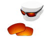 Udskiftningslinser til Oakley Straightlink OO9331 - 61mm - Rød
